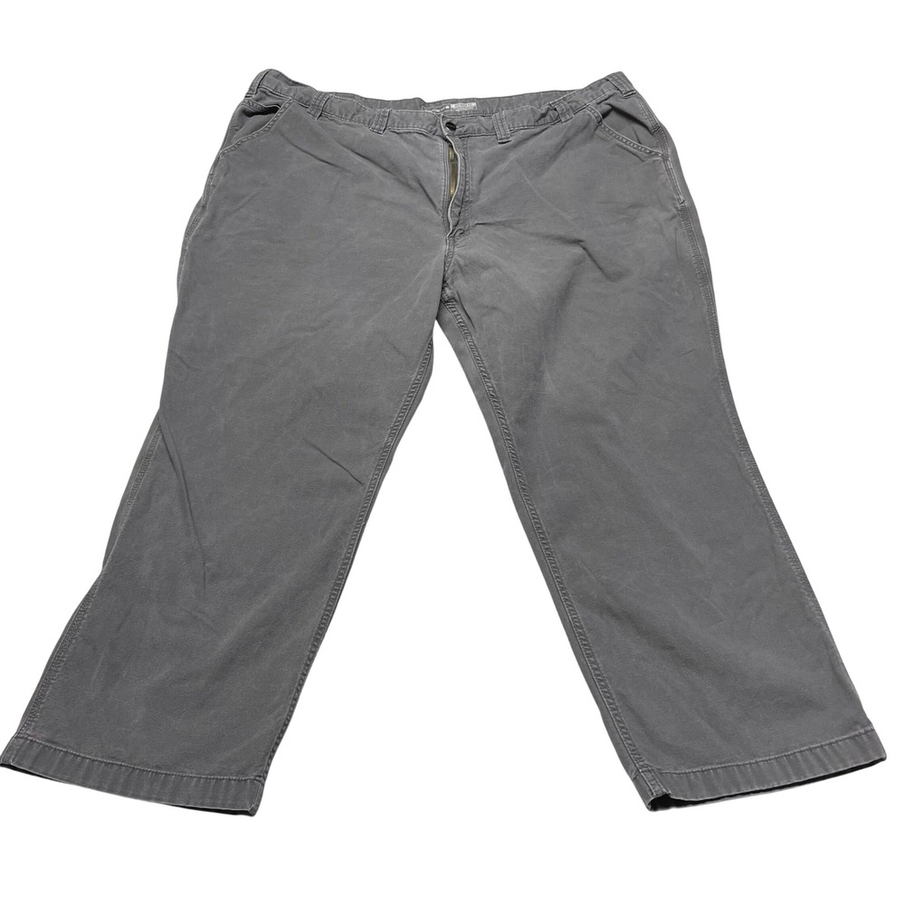 Carhartt Rugged Flex Relaxed Fit Work Pant Mens 47.5x27 Gray Canvas